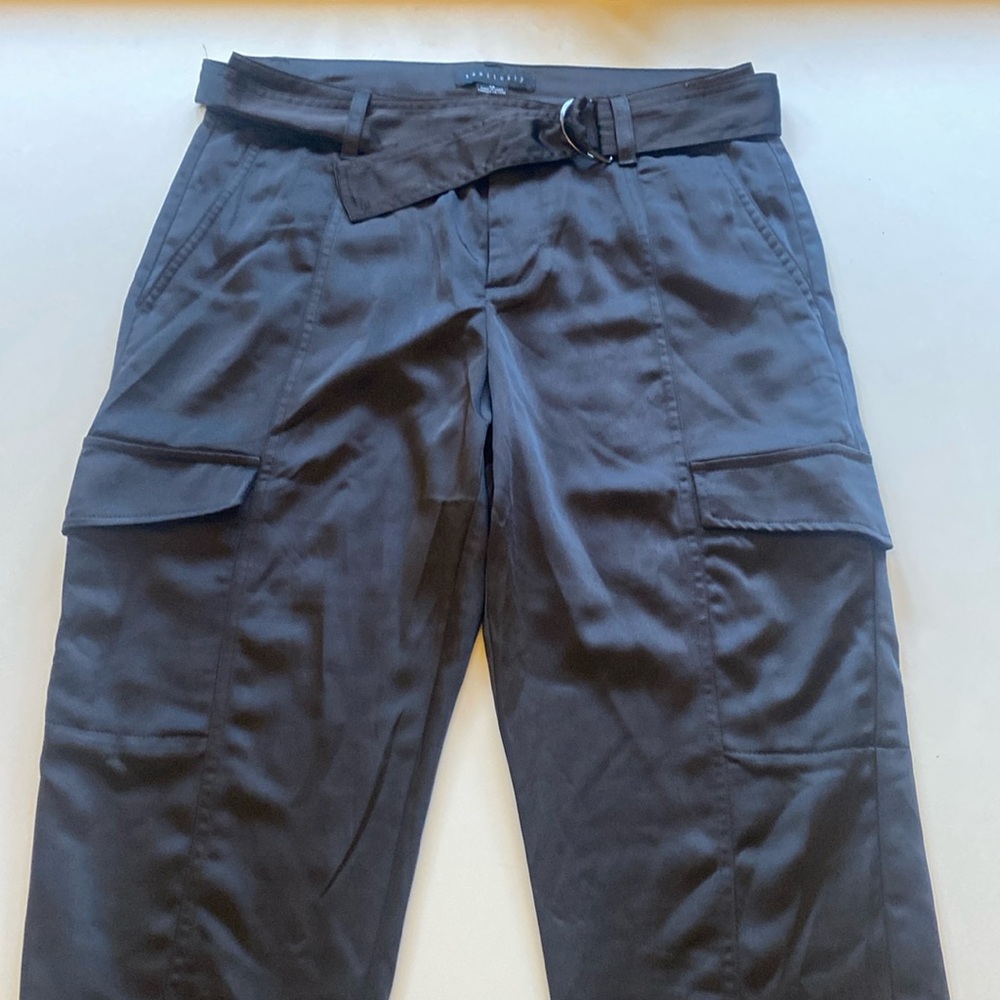 Satin cargo pant